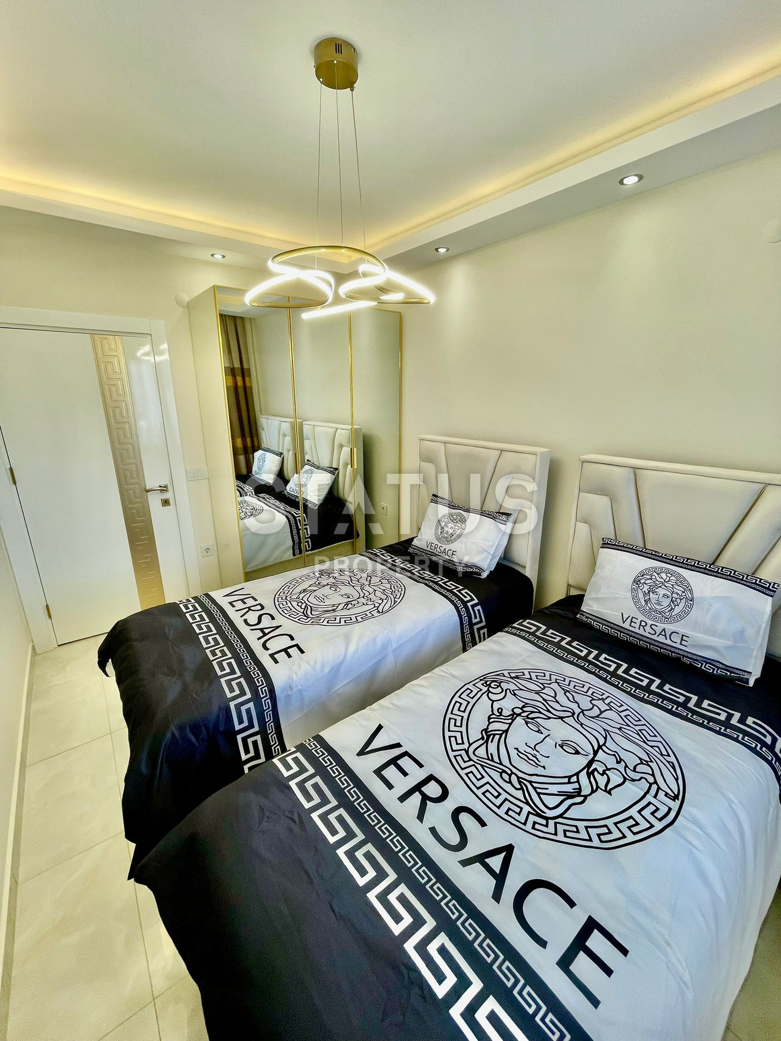 Трёхкомнатная меблированная квартира в 400м от моря в Кестеле, 90м2 фото 13