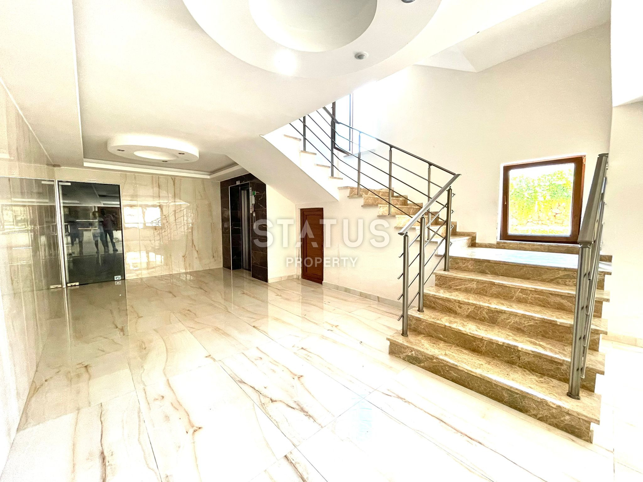 Трёхкомнатная меблированная квартира в 400м от моря в Кестеле, 90м2 фото 14