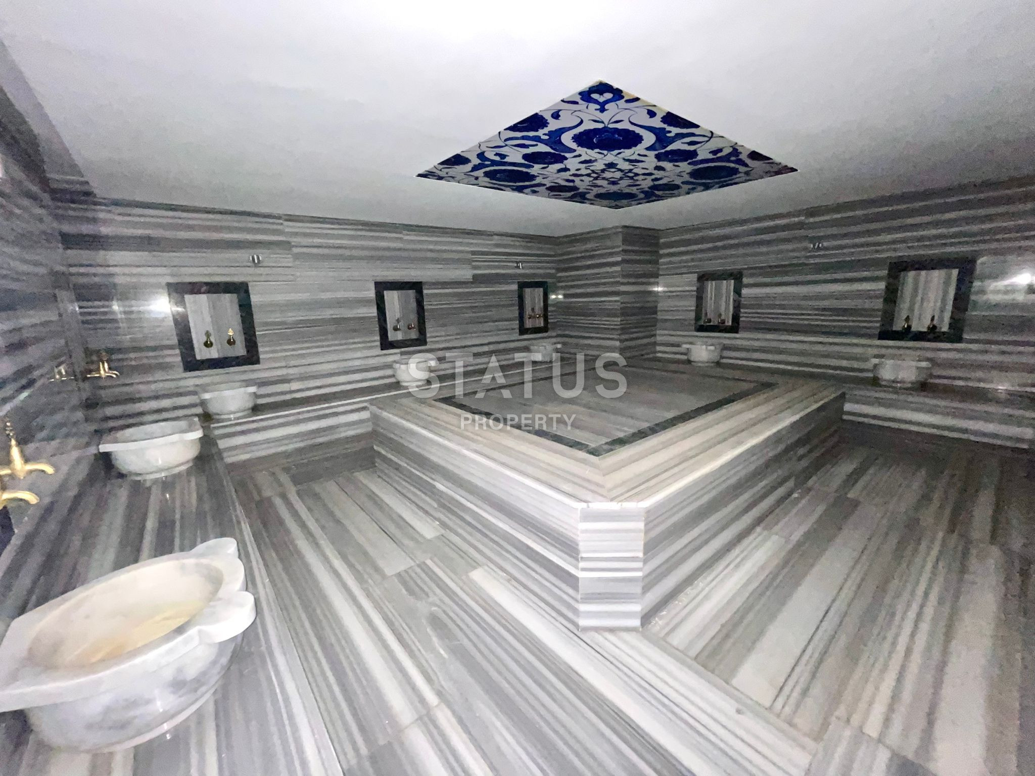 Трёхкомнатная меблированная квартира в 400м от моря в Кестеле, 90м2 фото 18