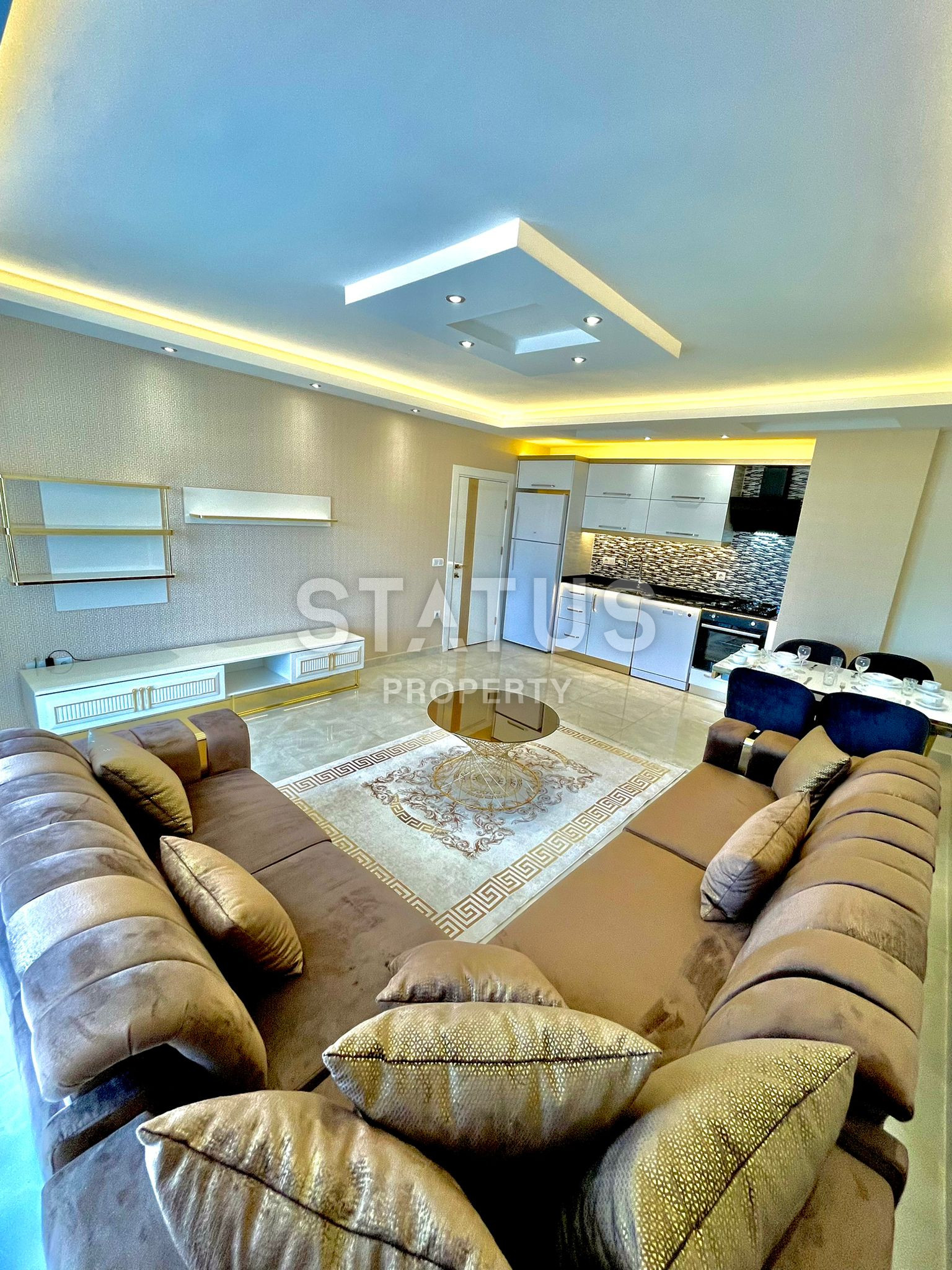 Трёхкомнатная меблированная квартира в 400м от моря в Кестеле, 90м2 фото 19