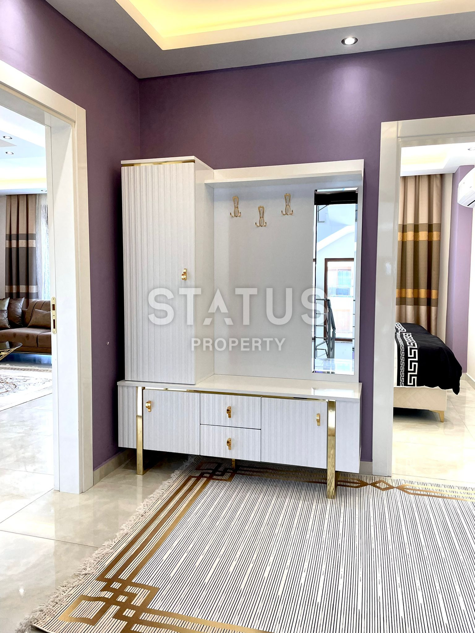 Трёхкомнатная меблированная квартира в 400м от моря в Кестеле, 90м2 фото 21