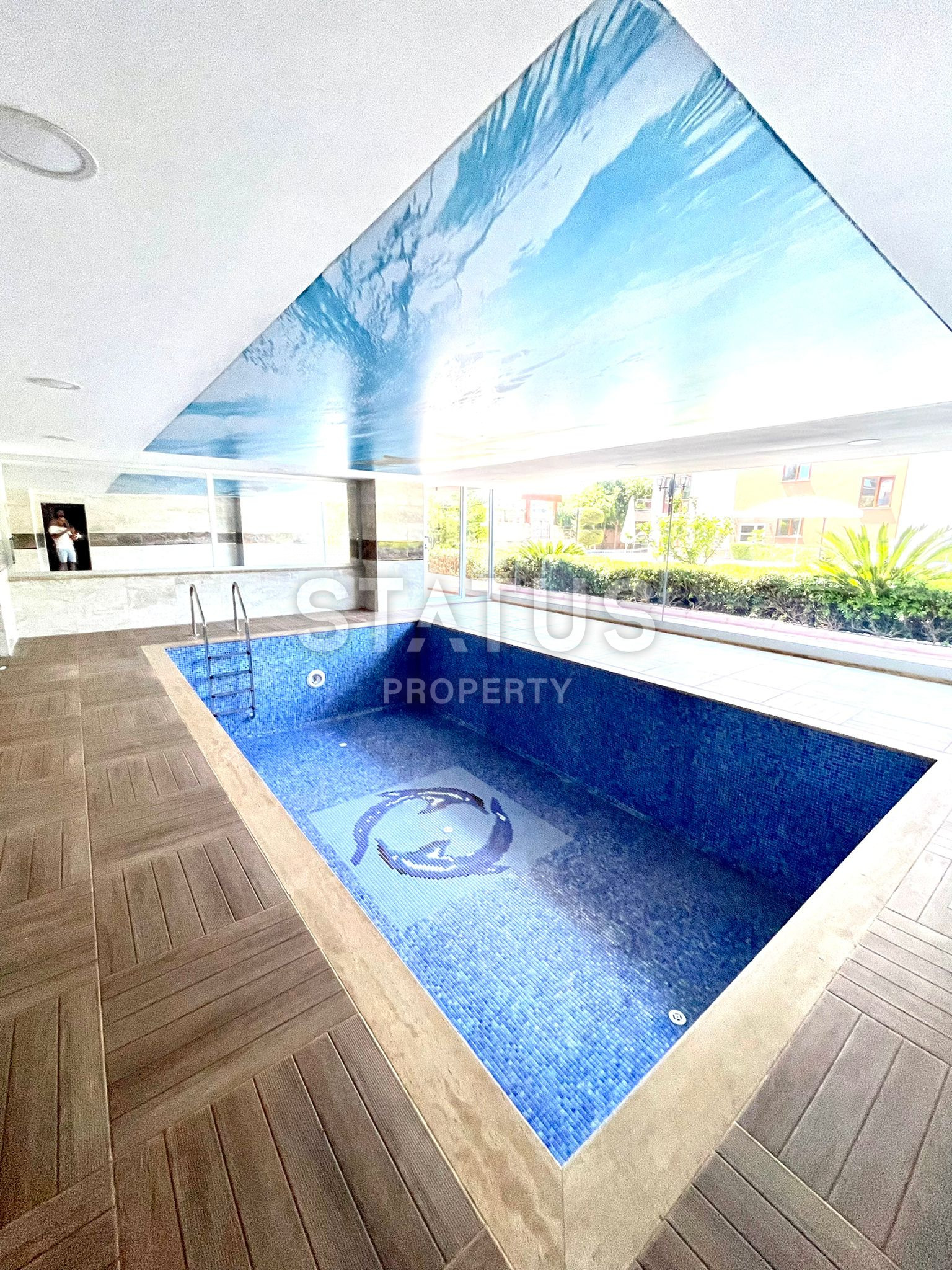 Трёхкомнатная меблированная квартира в 400м от моря в Кестеле, 90м2 фото 25