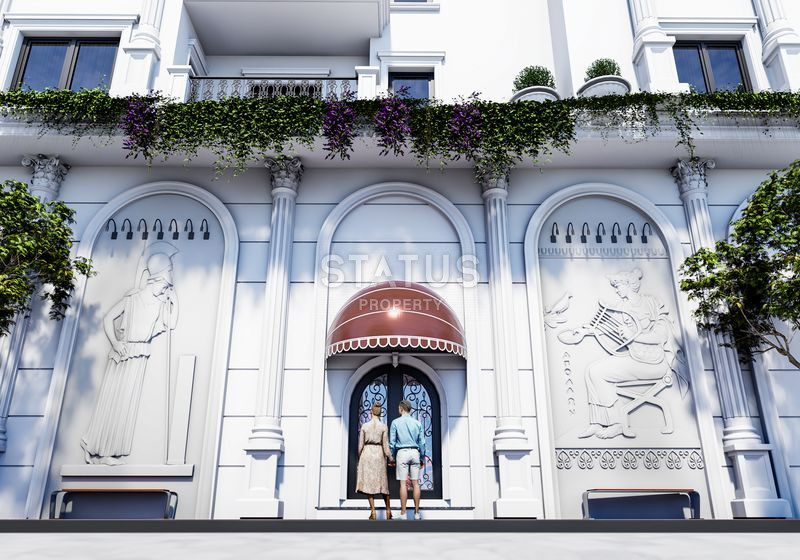 Комплекс городского типа в классическом дизайне в самом сердце Алании. 49-101м2 фото 6