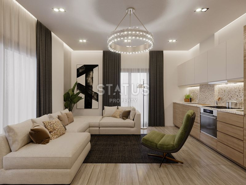 Комплекс городского типа в классическом дизайне в самом сердце Алании. 49-101м2 фото 9