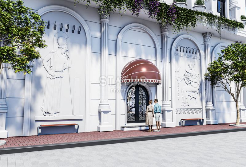 Комплекс городского типа в классическом дизайне в самом сердце Алании. 49-101м2 фото 10