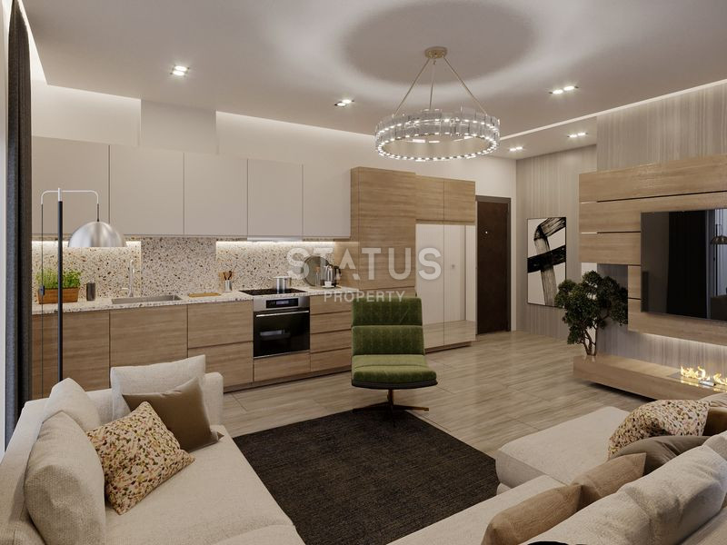 Комплекс городского типа в классическом дизайне в самом сердце Алании. 49-101м2 фото 12