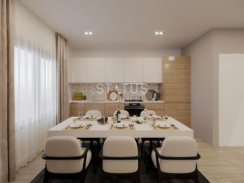 Комплекс городского типа в классическом дизайне в самом сердце Алании. 49-101м2 фото 23