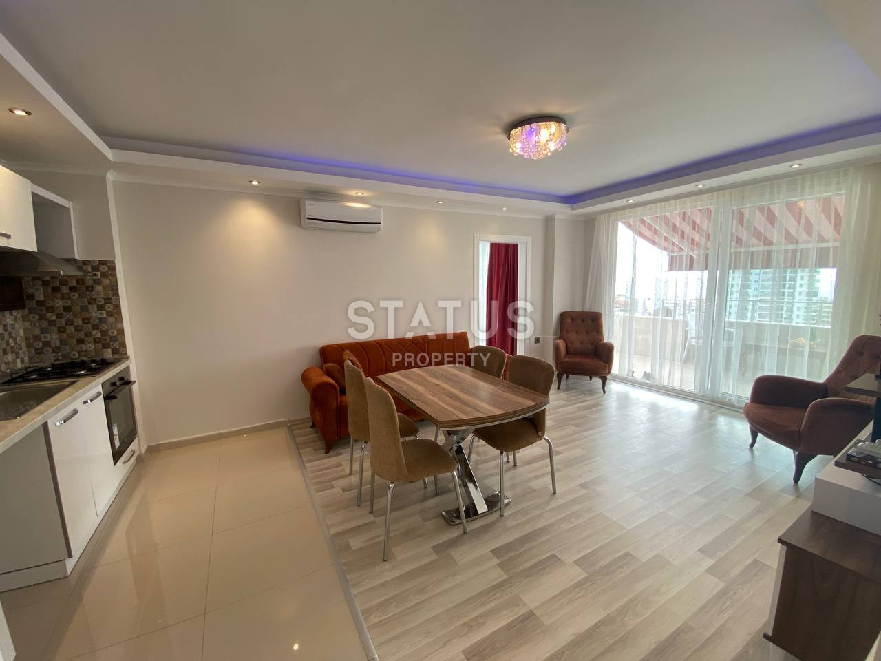 Просторная квартира 2+1 с частичным видом на море в Махмутларе. 110м2 фото 4