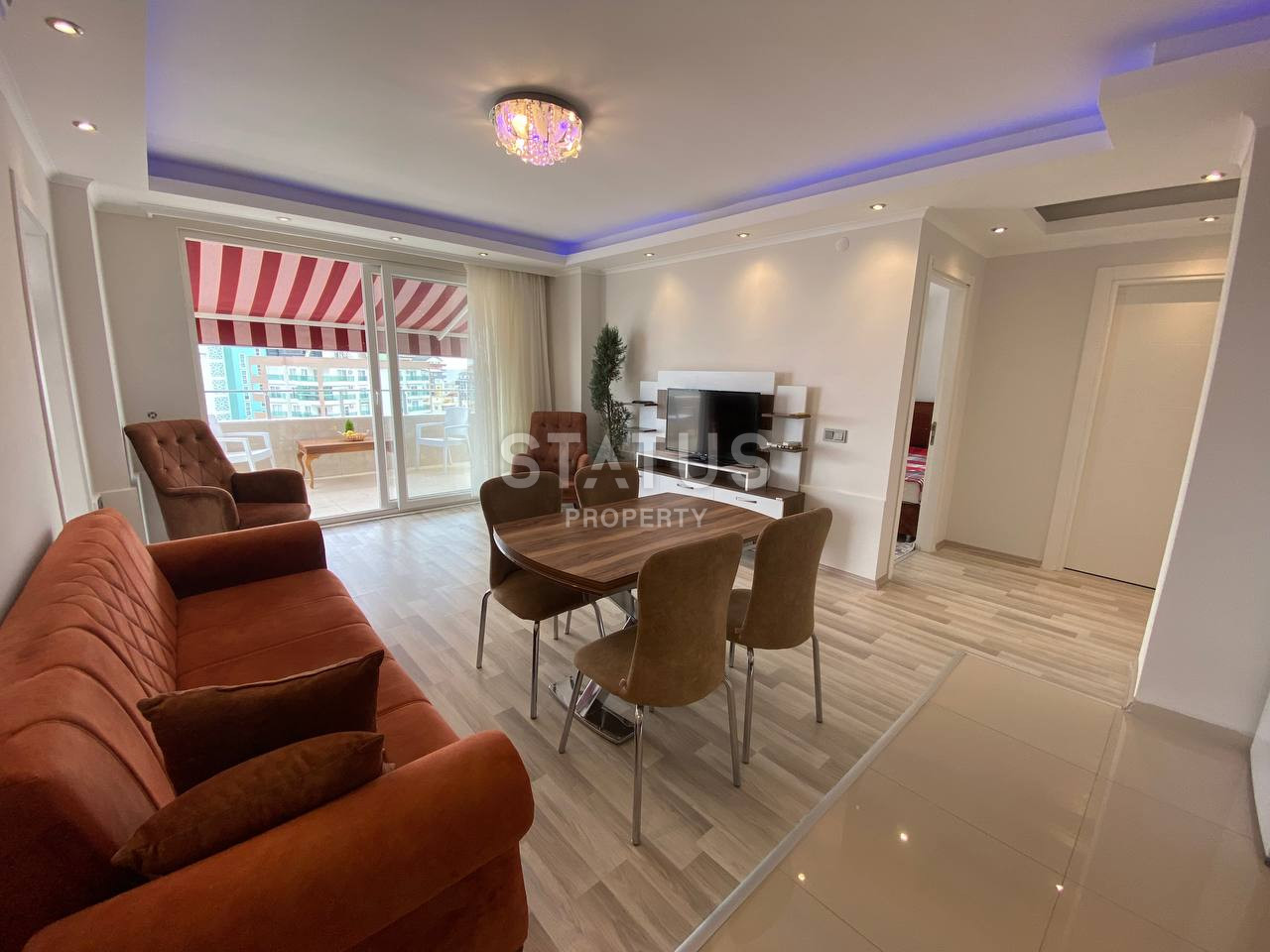 Просторная квартира 2+1 с частичным видом на море в Махмутларе. 110м2 фото 8