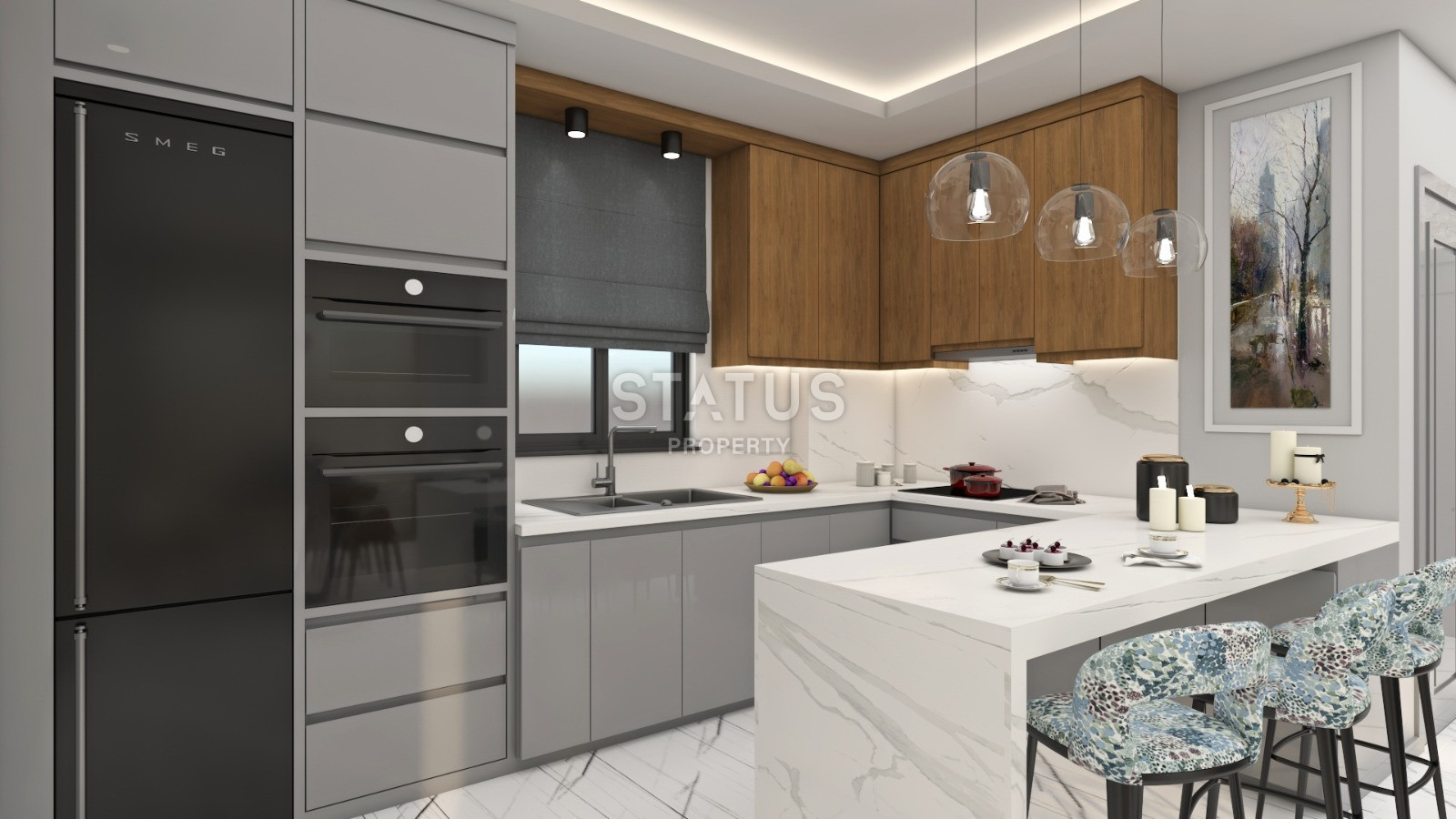 Новый проект долевого строительства в 60м от пляжа в Кестеле. 58м2 -100м2 фото 19