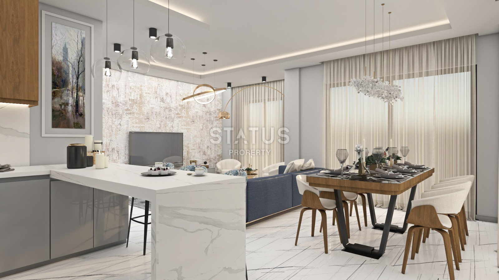 Новый проект долевого строительства в 60м от пляжа в Кестеле. 58м2 -100м2 фото 27