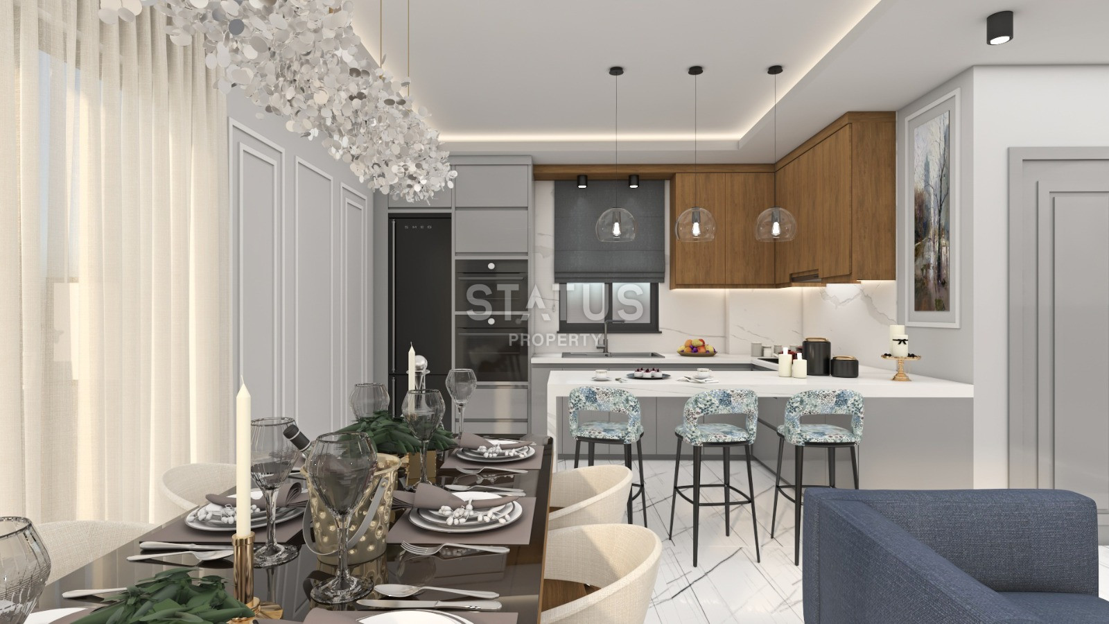 Новый проект долевого строительства в 60м от пляжа в Кестеле. 58м2 -100м2 фото 28