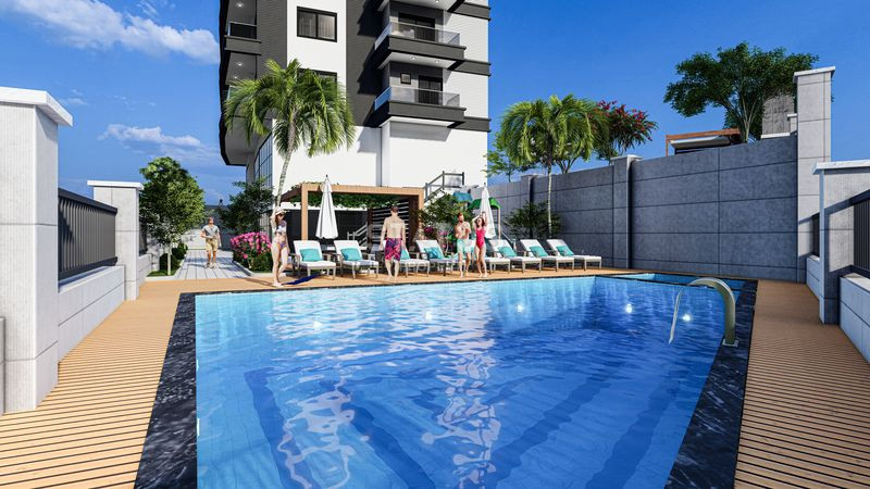 Новый проект долевого строительства в Авсалларе, 64 м2 - 129 м2 фото 4