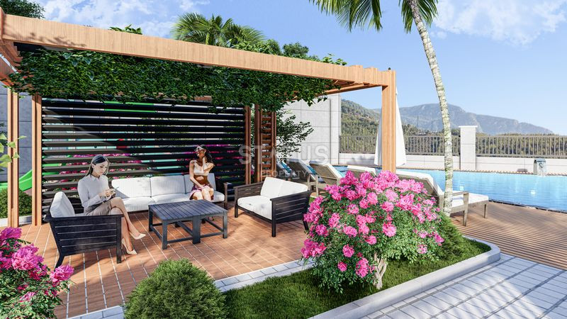 Новый проект долевого строительства в Авсалларе, 64 м2 - 129 м2 фото 13