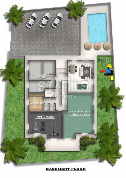 Супер инвестиционный проект в 350м от моря в Авсалларе. 58м2 -145м2 фото 3