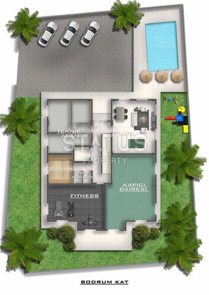 Супер инвестиционный проект в 350м от моря в Авсалларе. 58м2 -145м2 фото 4