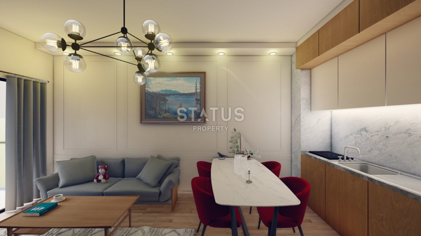 Проект долевого строительства со скорой сдачей в районе Махмутлар. 51,4м2- 120м2 фото 17