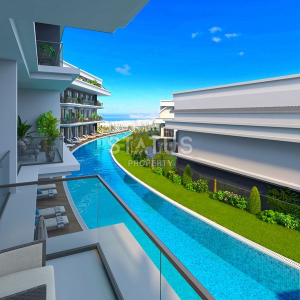 New luxury project in Kargicak area, 61 m2 - 126 m2 фото 9