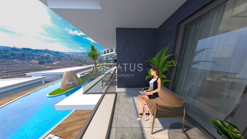 New luxury project in Kargicak area, 61 m2 - 126 m2 фото 10