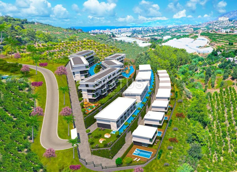 New luxury project in Kargicak area, 61 m2 - 126 m2 фото 12