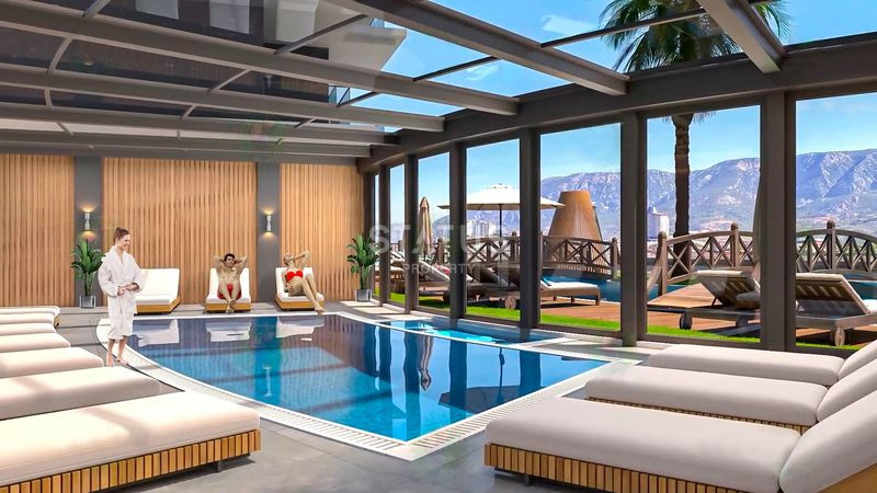 New luxury project in Kargicak area, 61 m2 - 126 m2 фото 18