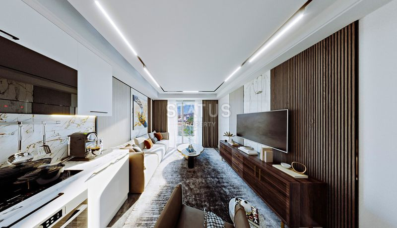 New luxury project in Kargicak area, 61 m2 - 126 m2 фото 24