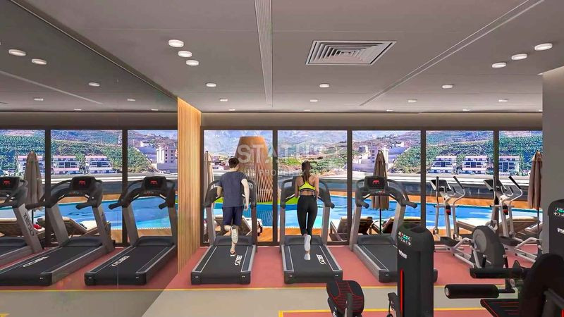 New luxury project in Kargicak area, 61 m2 - 126 m2 фото 42