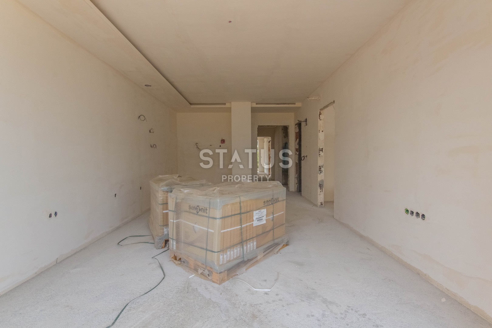 Двухкомнатная квартира в Каргыджаке в строящемся проекте. 62м2 фото 3