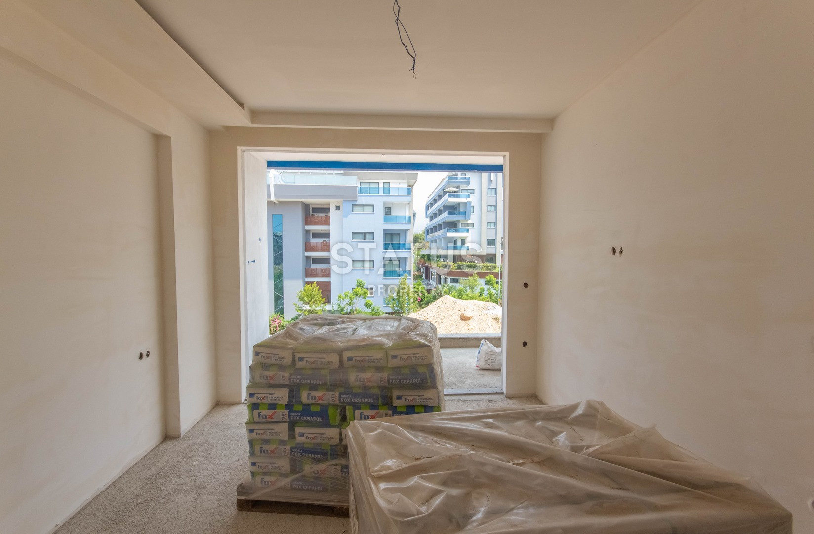 Двухкомнатная квартира в Каргыджаке в строящемся проекте. 62м2 фото 5