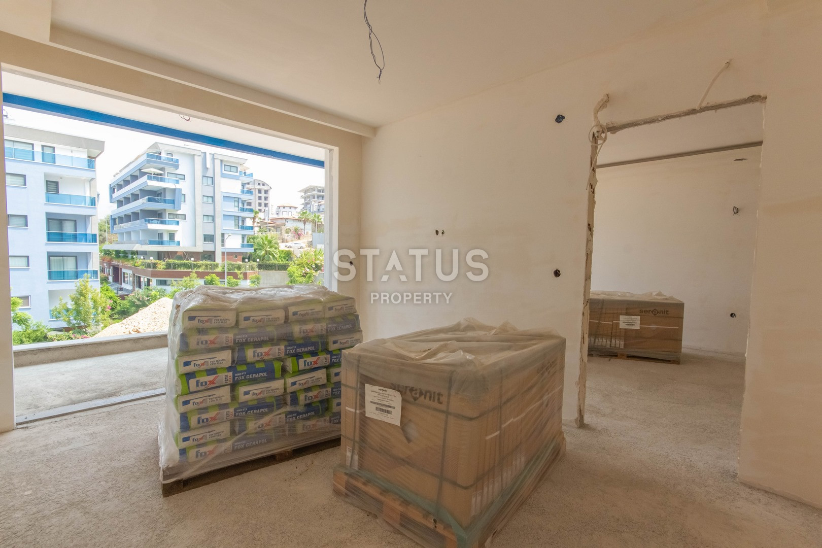 Двухкомнатная квартира в Каргыджаке в строящемся проекте. 62м2 фото 7