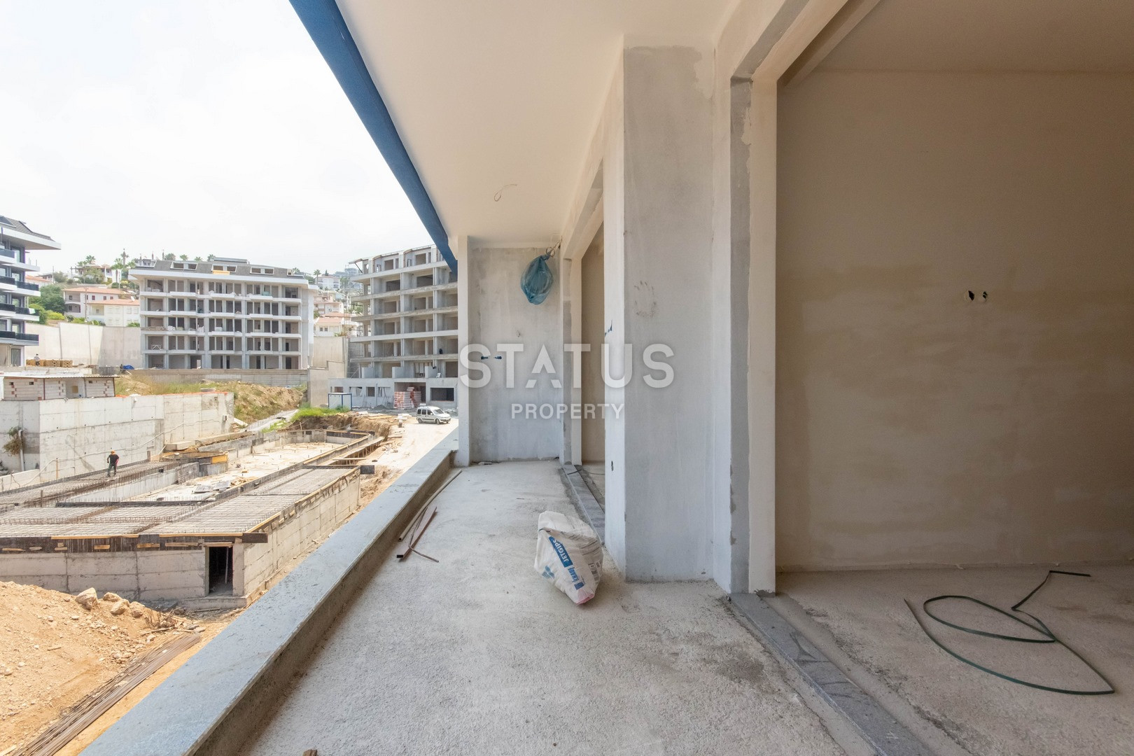 Двухкомнатная квартира в Каргыджаке в строящемся проекте. 62м2 фото 10