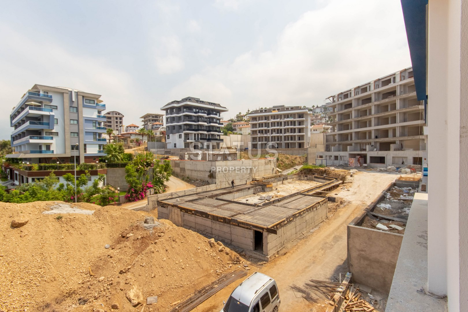 Двухкомнатная квартира в Каргыджаке в строящемся проекте. 62м2 фото 11