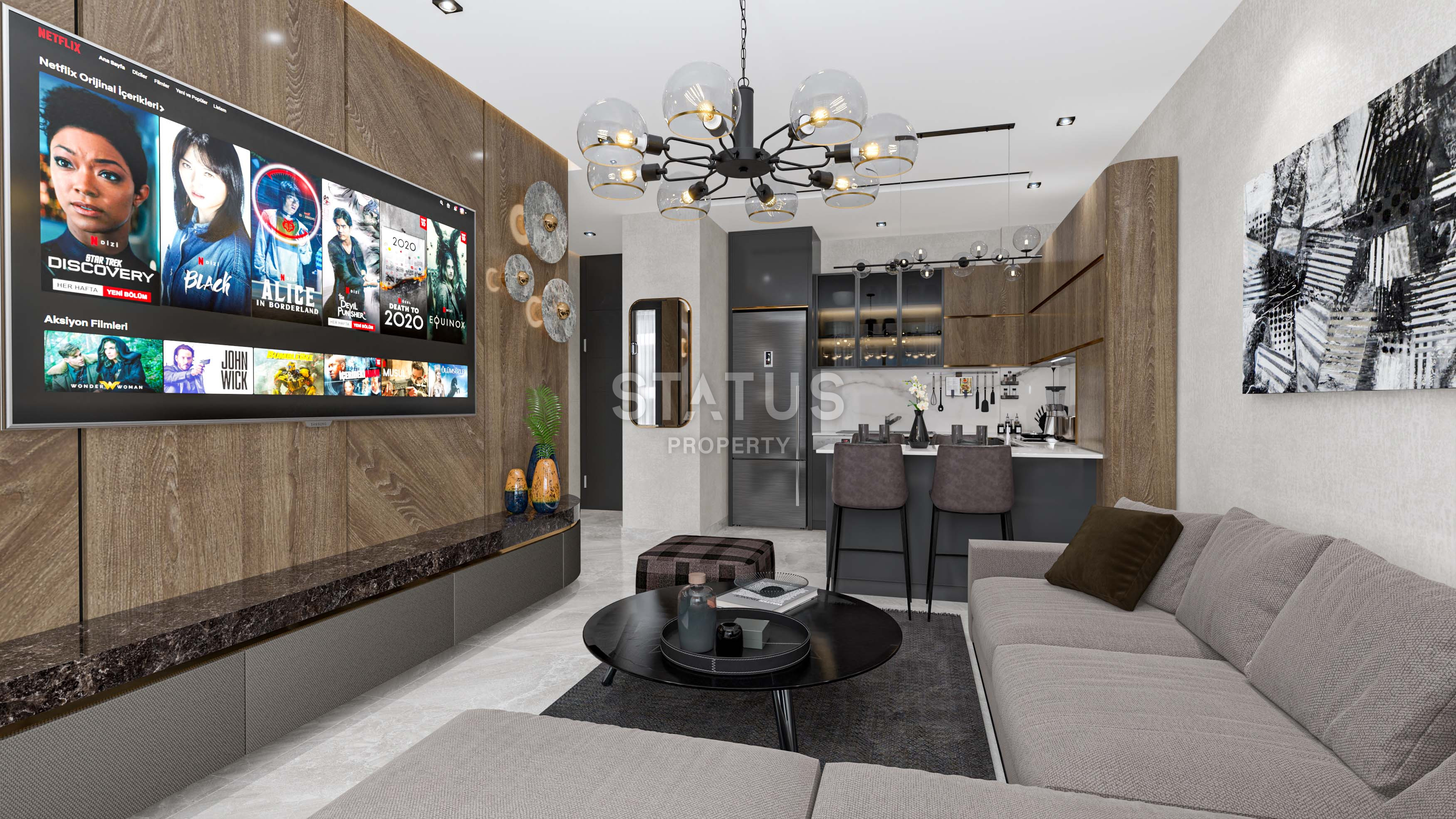 Новый проект класса люкс в районе Тосмур, 58-242 м2 фото 30