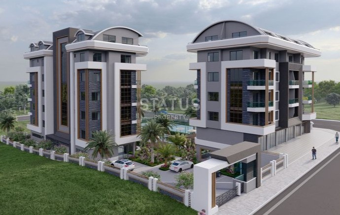 Привлекательный проект на этапе котлована в районе Окурджалар, 47-121 м2 фото 3