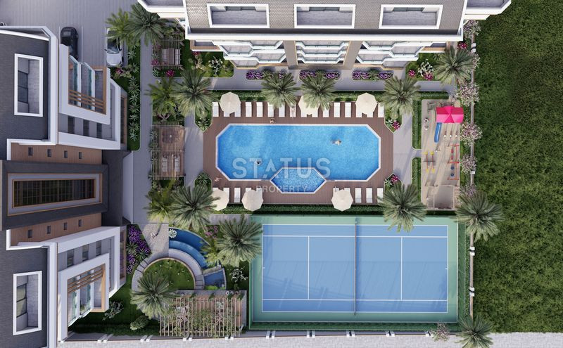 Привлекательный проект на этапе котлована в районе Окурджалар, 47-121 м2 фото 4