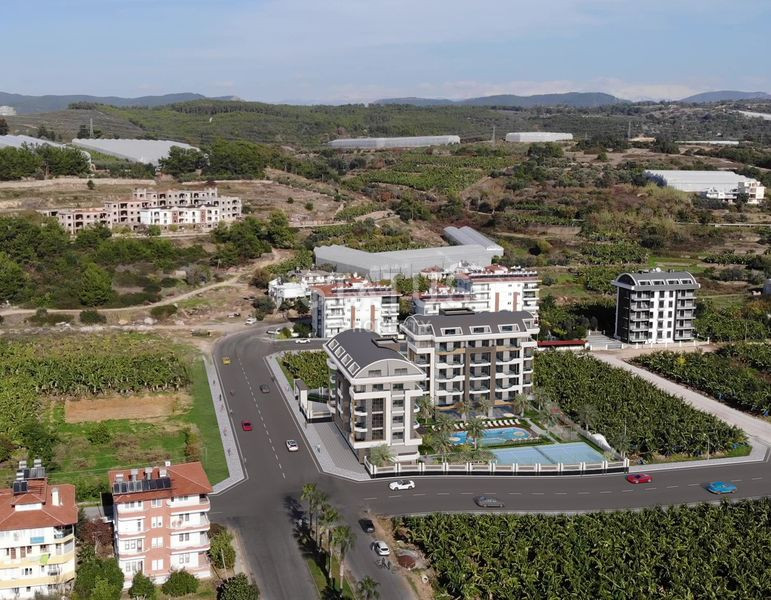 Привлекательный проект на этапе котлована в районе Окурджалар, 47-121 м2 фото 6