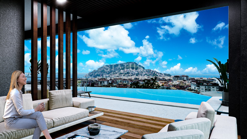 Проект на стадии строительства в центральной части города Хасбахче, 50-97 м2. фото 5