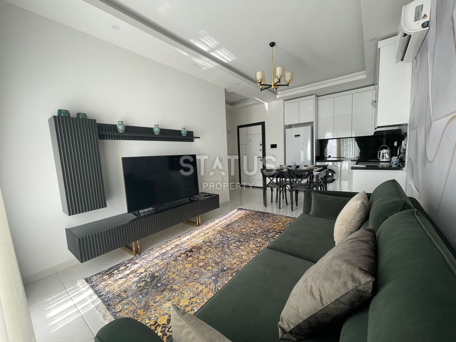Уютные апартаменты 1+1 в модном комплексе в районе Махмутлар, 60 м2 фото 1