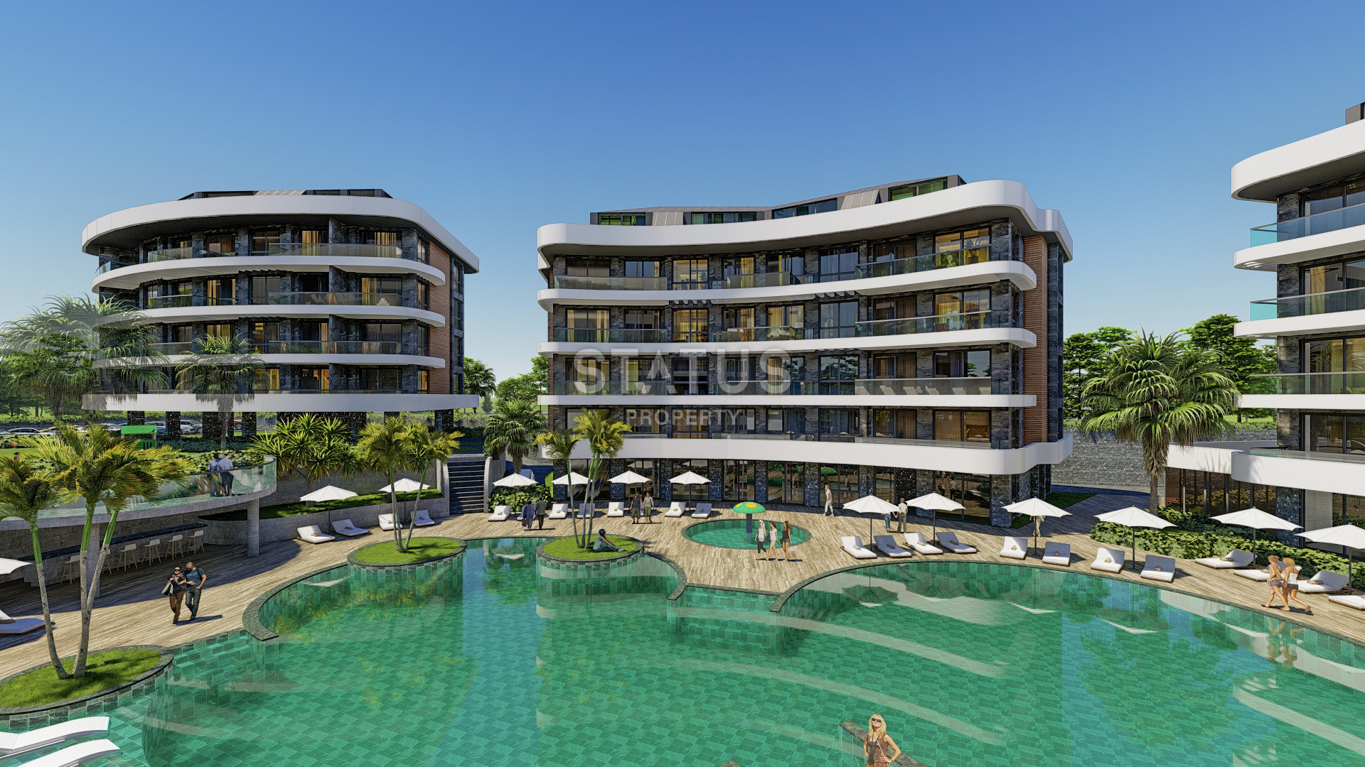Новый элитный ЖК с хорошим расположением в районе ОБА. 57м2 173м2 фото 2