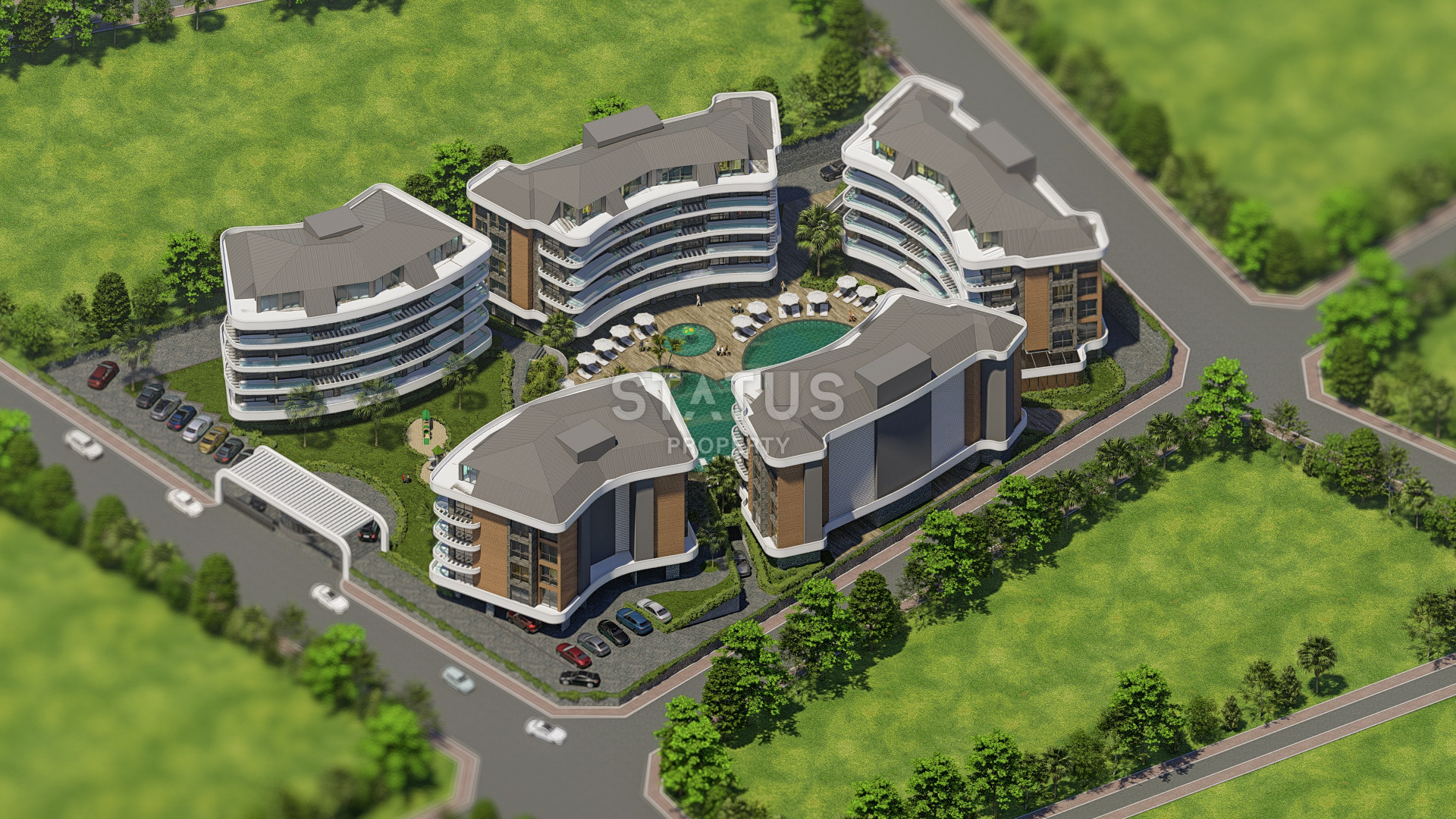 A new elite residential complex with a good location in the OBA area. 57m2 173m2 фото 5