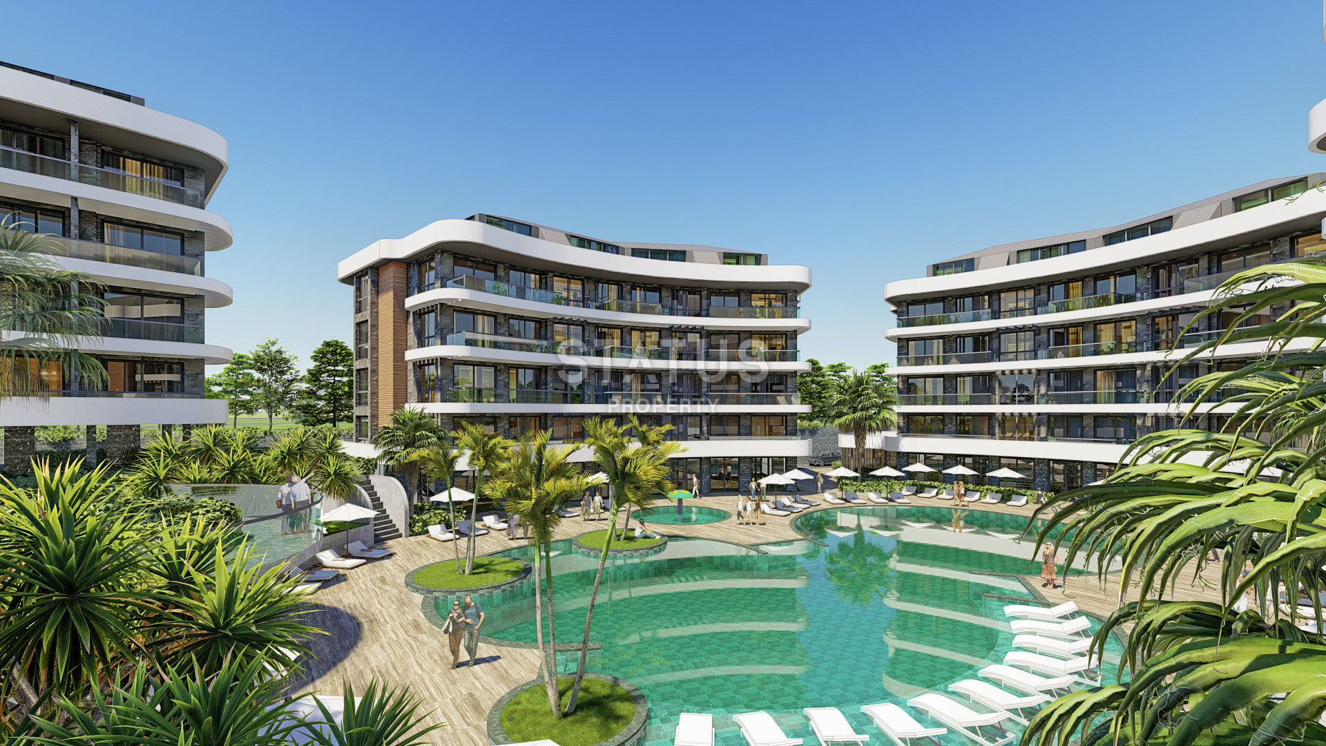 A new elite residential complex with a good location in the OBA area. 57m2 173m2 фото 6