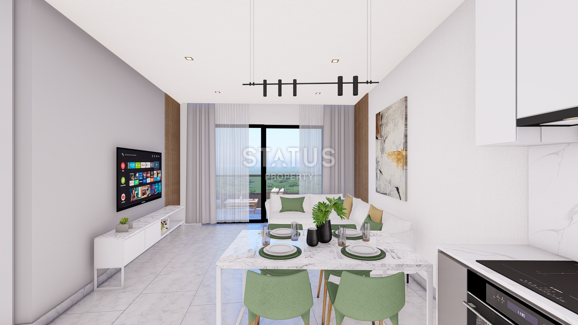 A new elite residential complex with a good location in the OBA area. 57m2 173m2 фото 10