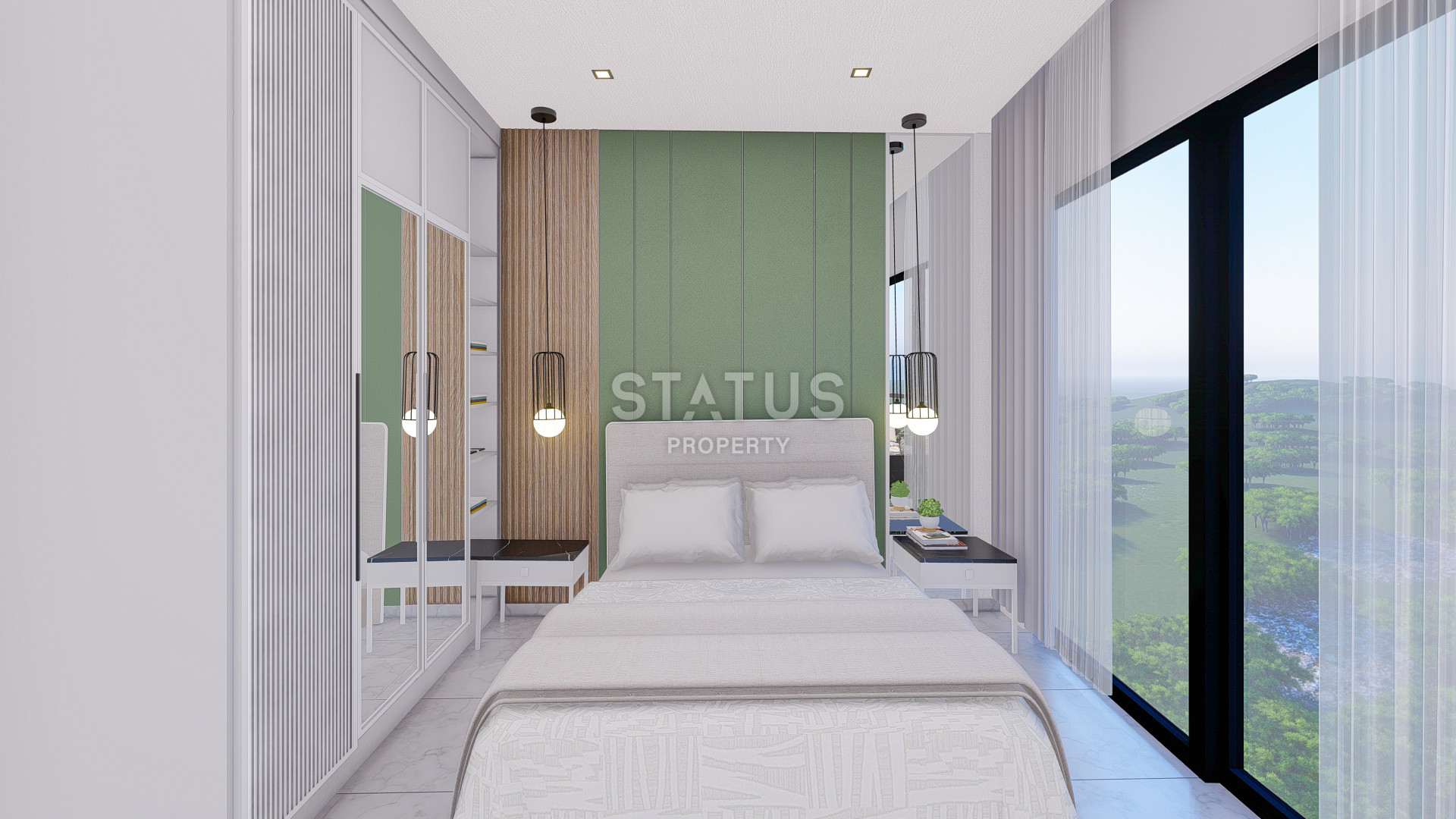 A new elite residential complex with a good location in the OBA area. 57m2 173m2 фото 11