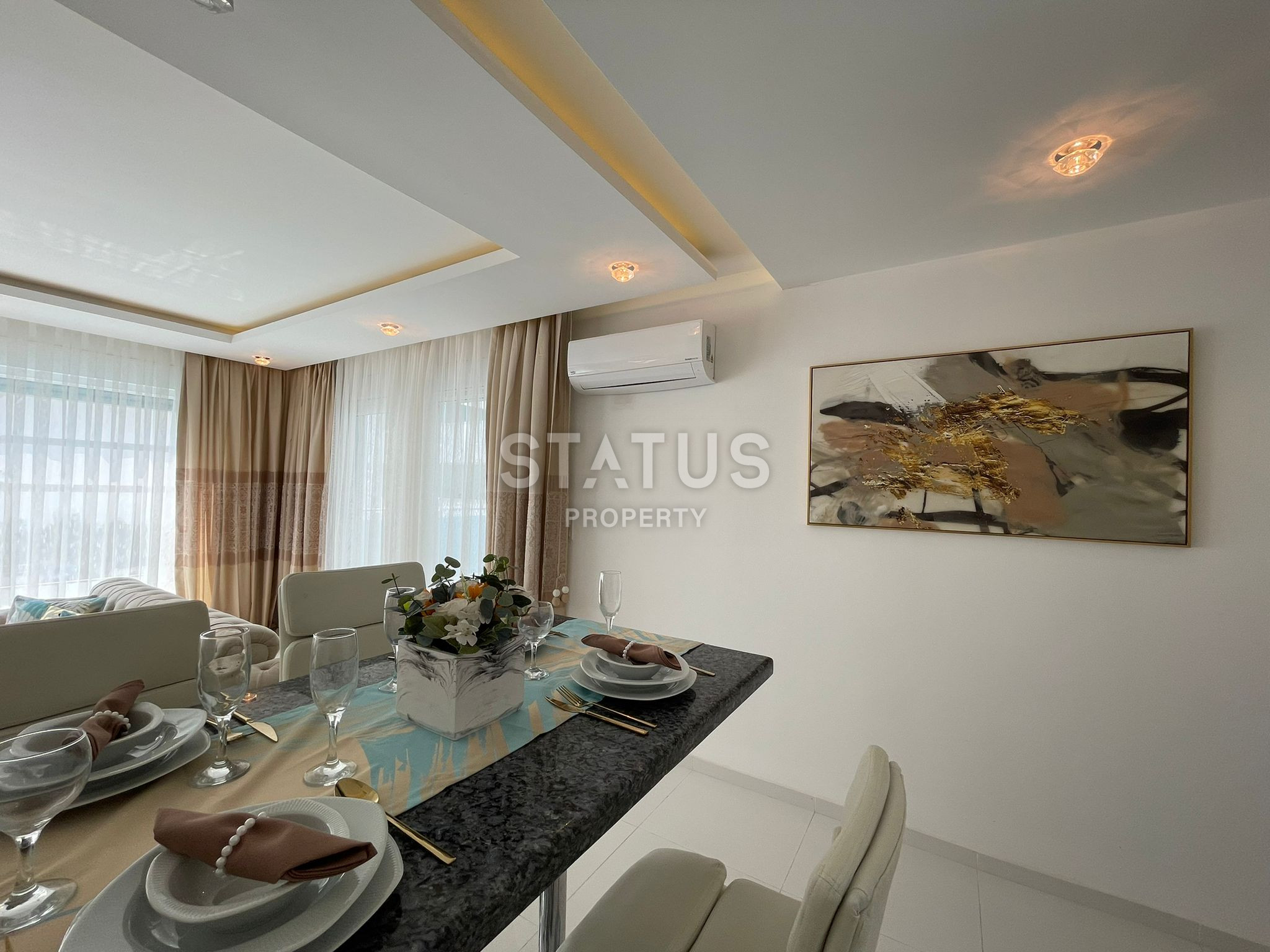 Трёхкомнатная квартира в 50 метрах от моря в районе Кестель. 115м2. фото 8