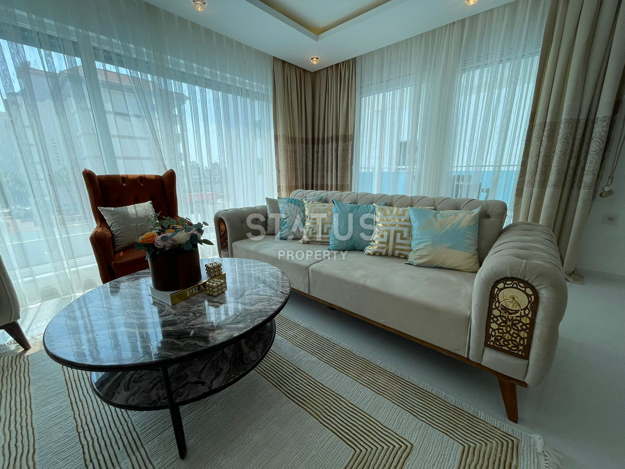 Трёхкомнатная квартира в 50 метрах от моря в районе Кестель. 115м2. фото 20