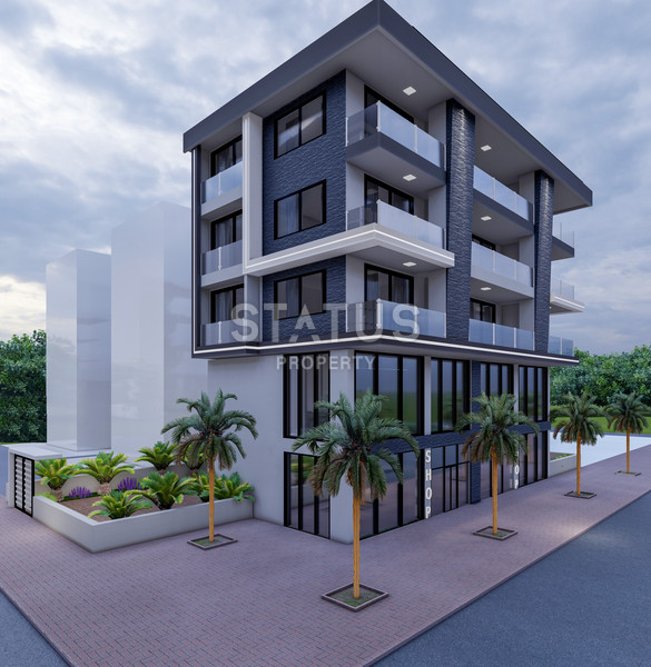 Only 60m from the sea is a shared construction project in Kestel. 50m2- 110m2 фото 3