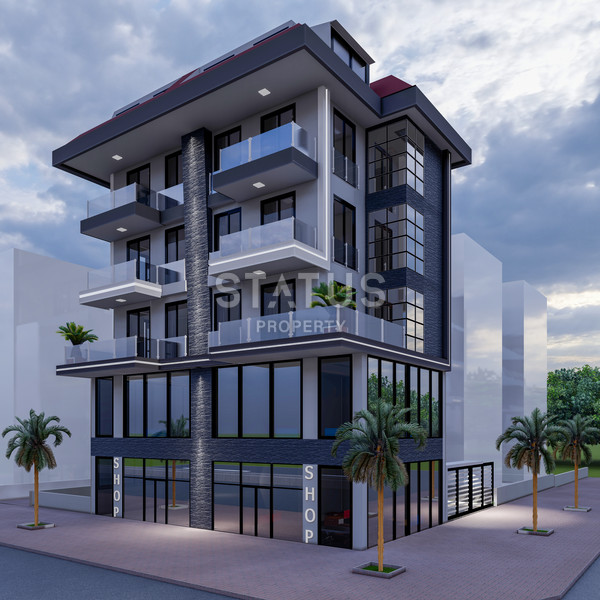 Only 60m from the sea is a shared construction project in Kestel. 50m2- 110m2 фото 4