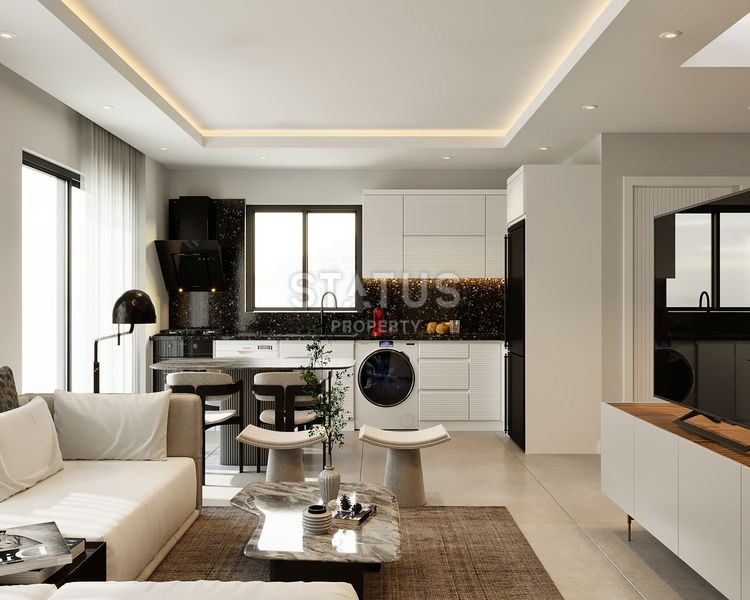 Новый проект на этапе котлована рядом с античным городом Наула в Махмутлар, 53-110 м2 фото 17