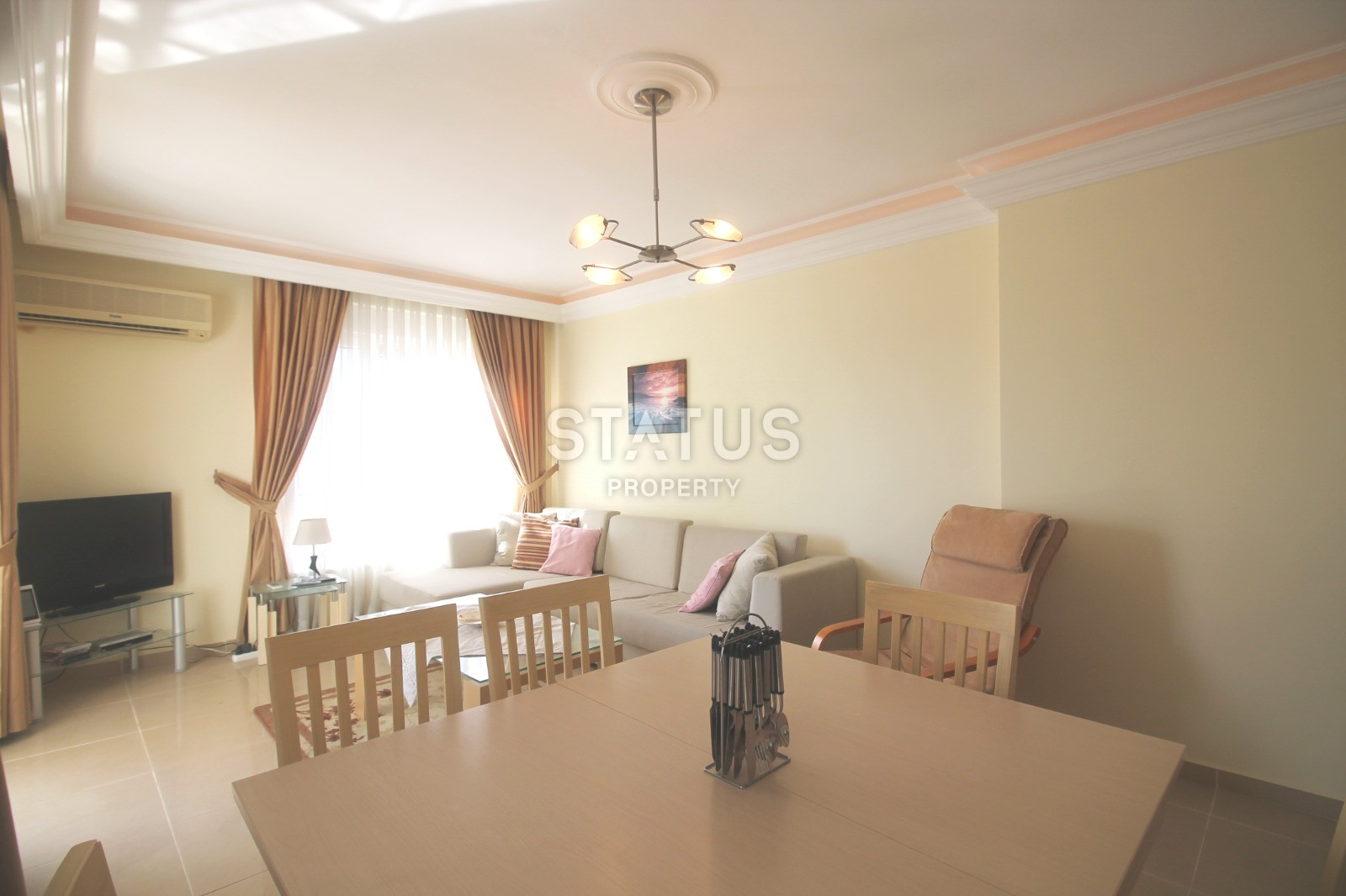 Апартаменты 2+1  с видом на Кале в комплексе с богатой инфраструктурой в  Джикджилли. 100м2 фото 14