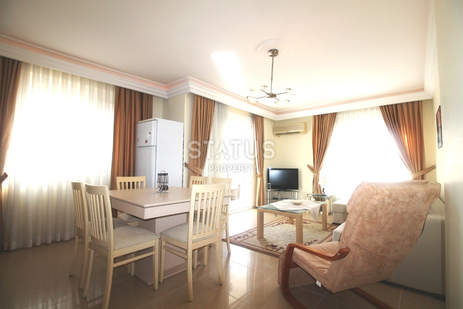 Апартаменты 2+1  с видом на Кале в комплексе с богатой инфраструктурой в  Джикджилли. 100м2 фото 39